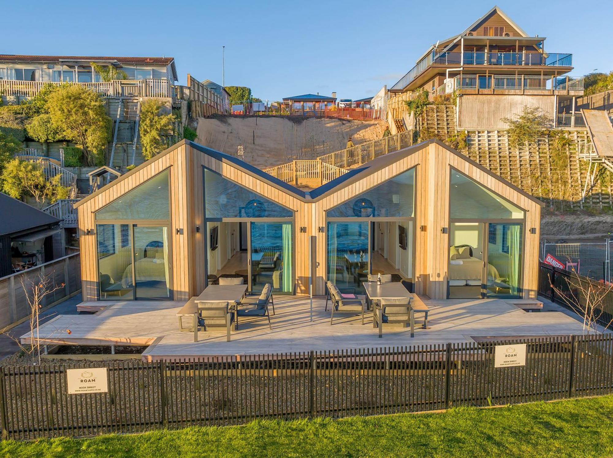 Brand New Lake Front Homes Spa Pool Taupo Exterior foto